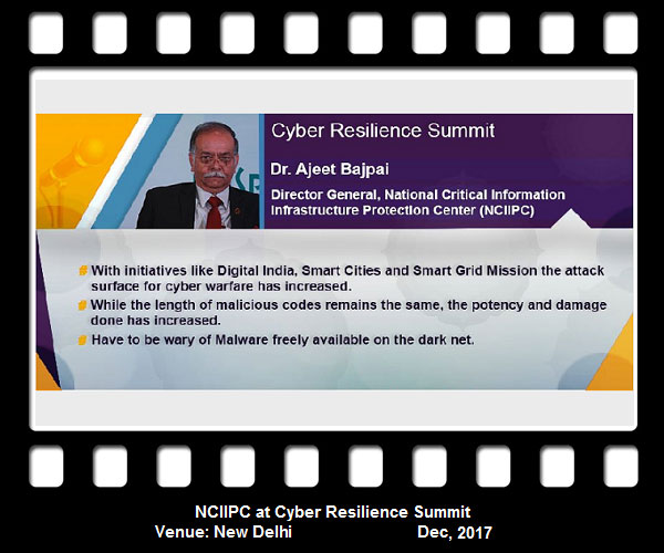 NCIIPC at Cyber Resilience Summit