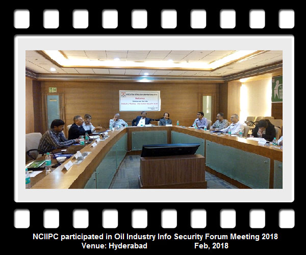 Oil Industry Info Security Forum Meeting