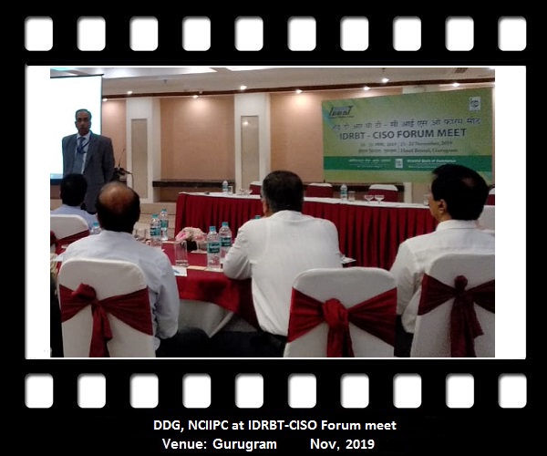NCIIPC at IDRBT-CISO Forum Meet